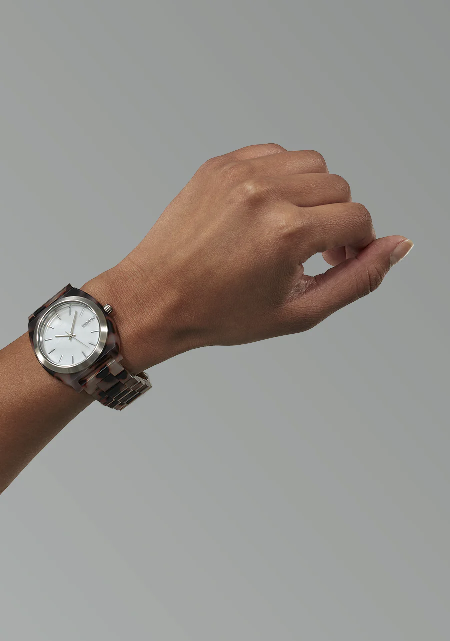Time Teller Acetate - Pink Tortoise/ Mother of Pearl - Image 5