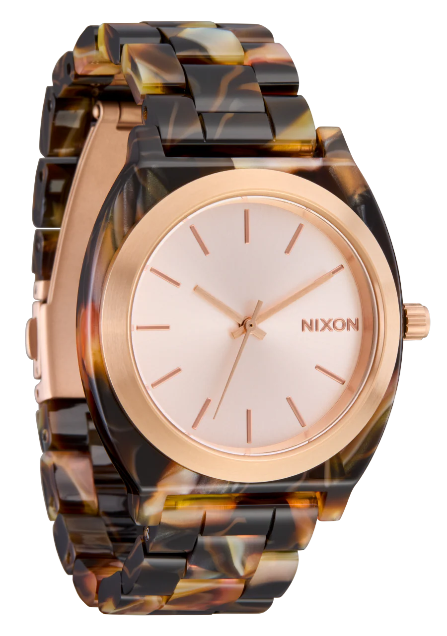 Time Teller Acetate - Rose Gold / Pink Tortoise - Image 2