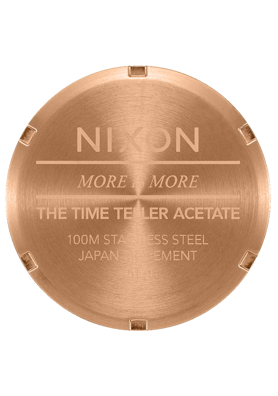 Time Teller Acetate - Rose Gold / Pink Tortoise - Image 5