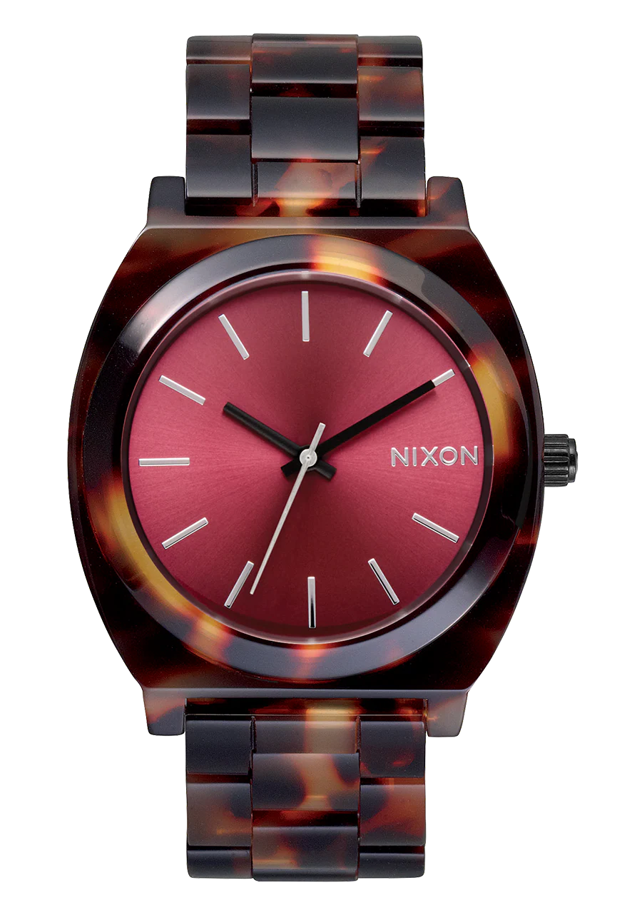 Time Teller Acetate - Tortoise / Oxblood