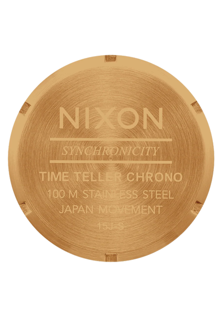 Time Teller Chrono - Gold / Green Sunray - Image 5