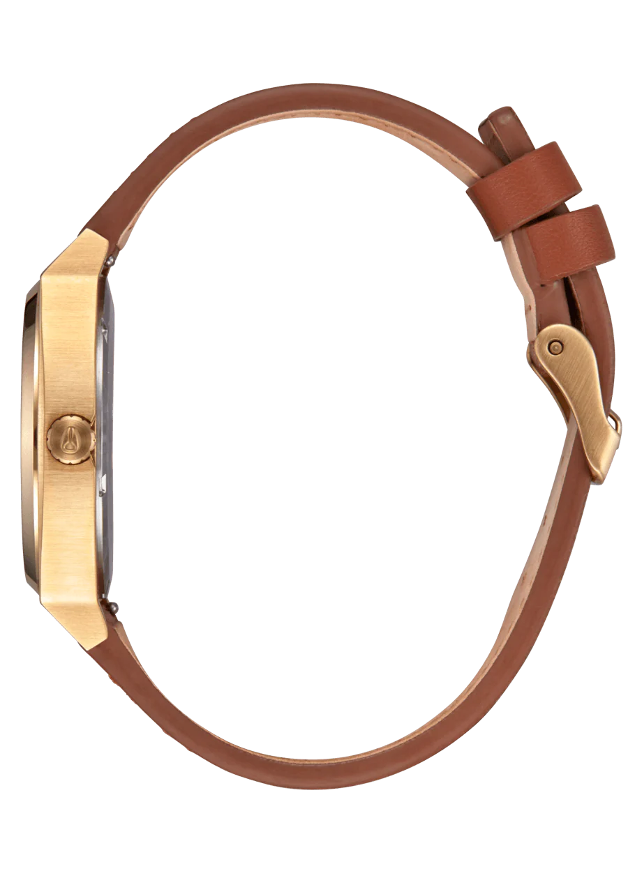 Time Teller Leather - Light Gold / White Sunray - Image 3