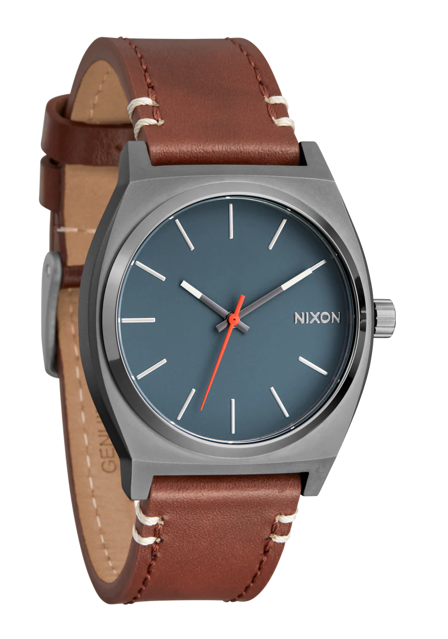 Time Teller Leather - Lt Gunmetal / Basalt / Sienna - Image 2
