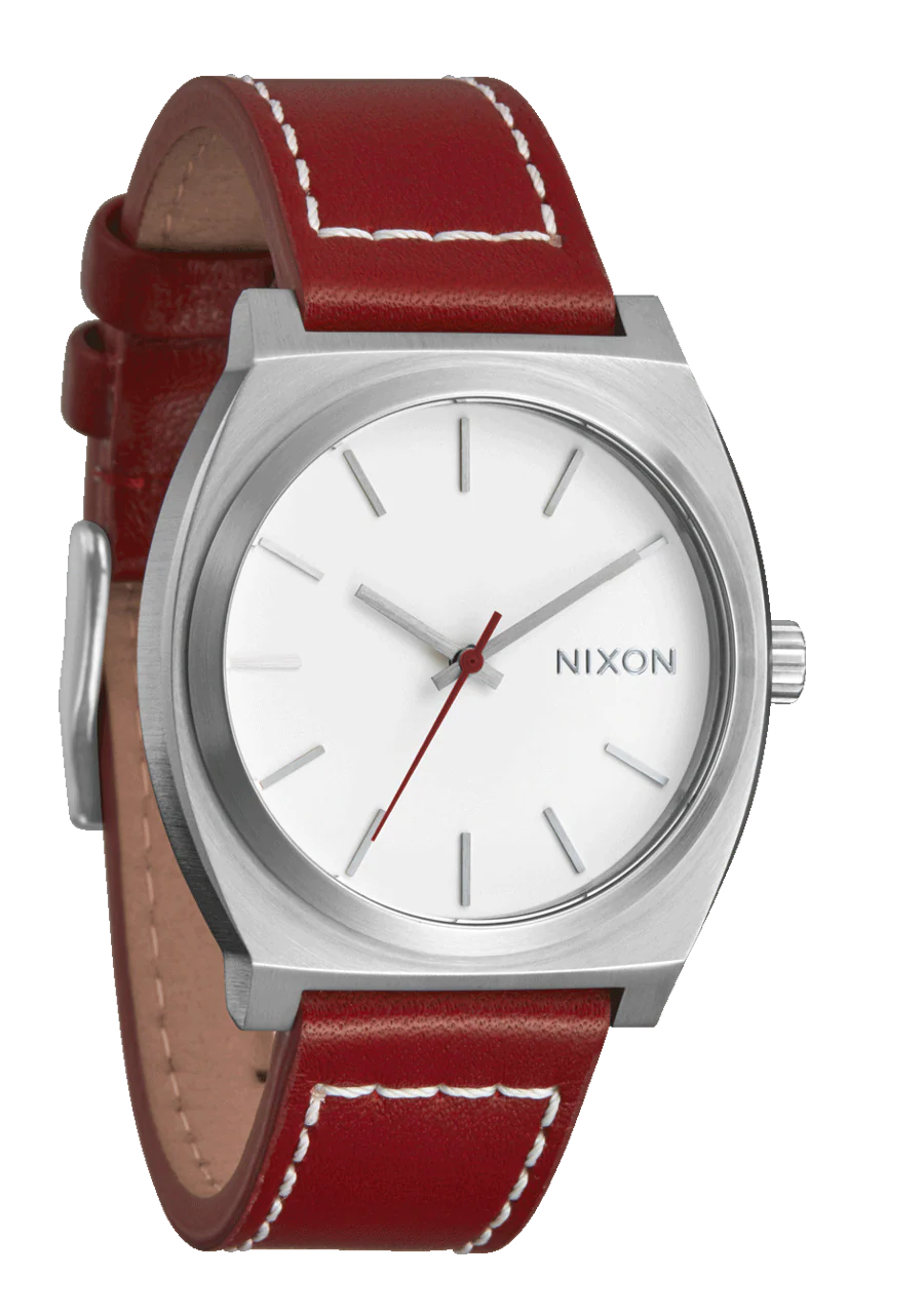 Time Teller Leather - Silver / Egret / Cranberry - Image 2