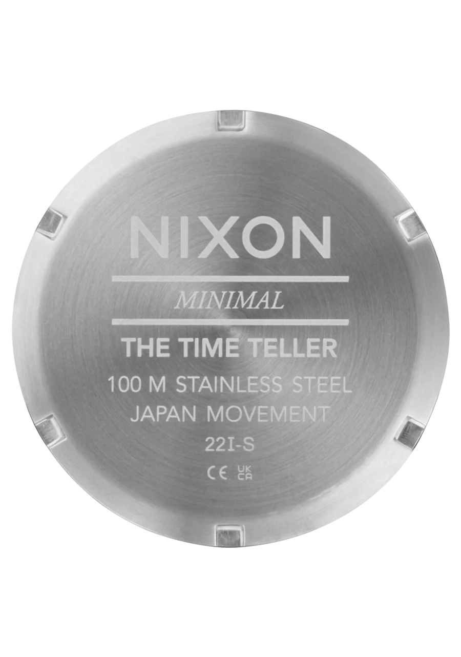 Time Teller Nylon - Silver / Rosewood / Black Stripe - Image 5