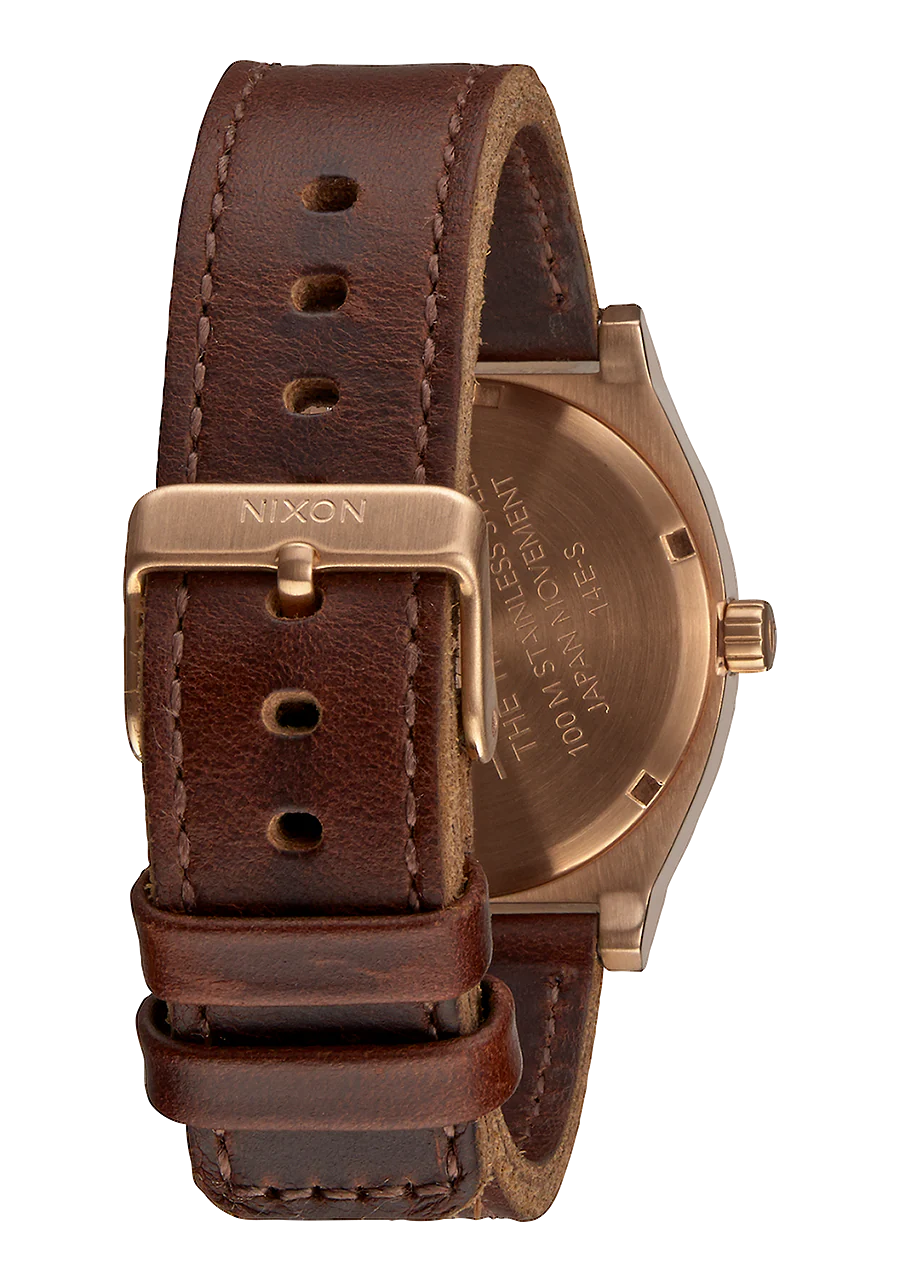 Time Teller - Rose Gold / Gunmetal / Brown - Image 3
