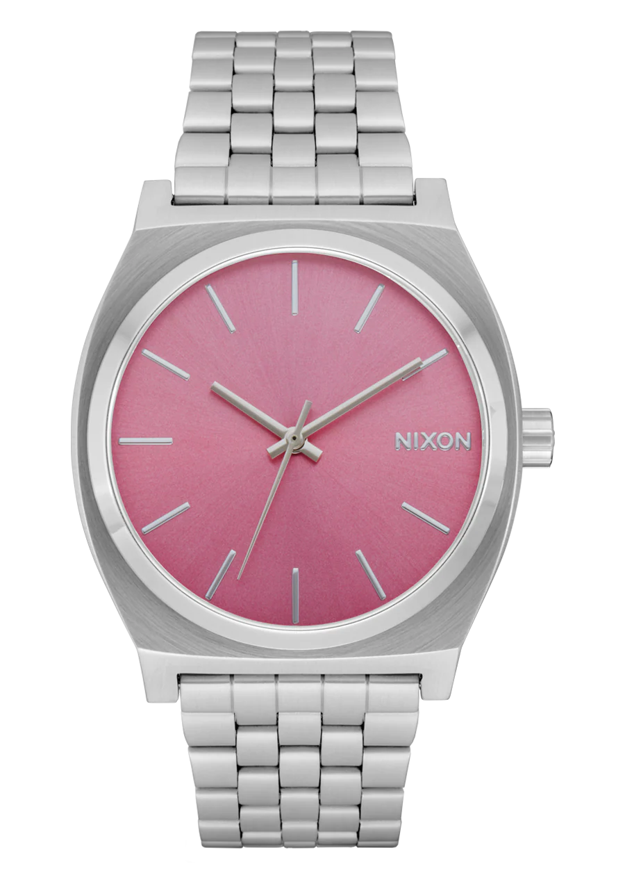 Time Teller - Silver / Pink