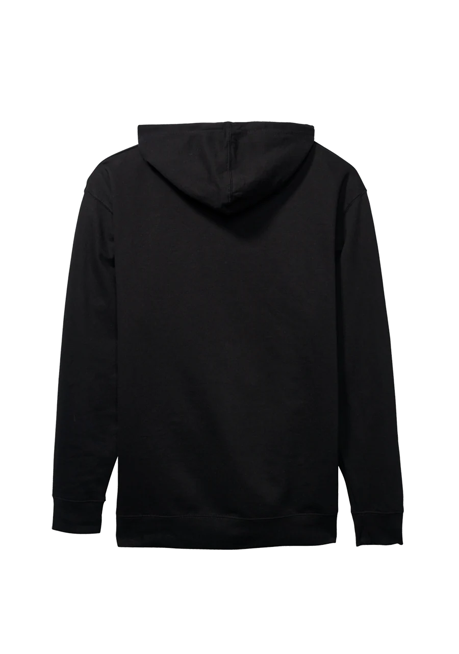 Track Zip Hoodie - Black / White - Image 2
