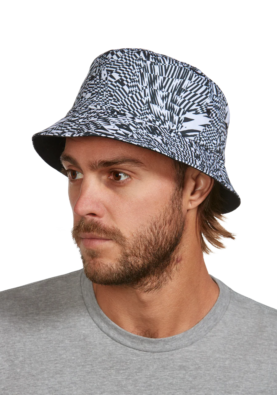 Undercover Bucket Hat - Black Digi Glitch - Image 4
