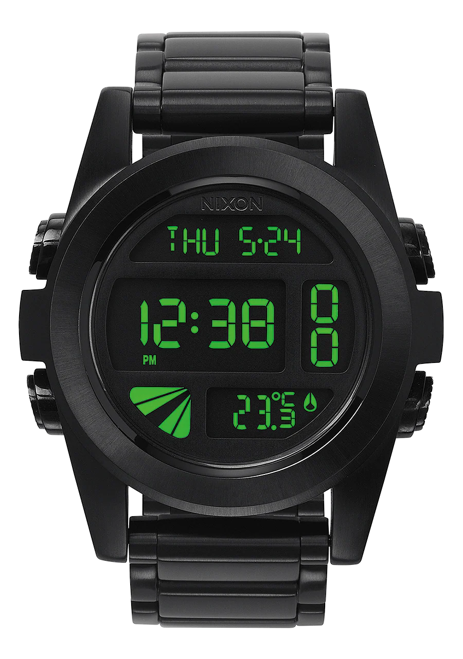 Unit Stainless Steel - All Black / Green