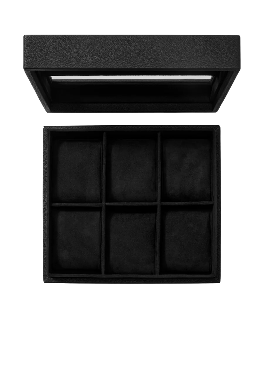 Watch Case - 6 pc - Black / Black - Image 3