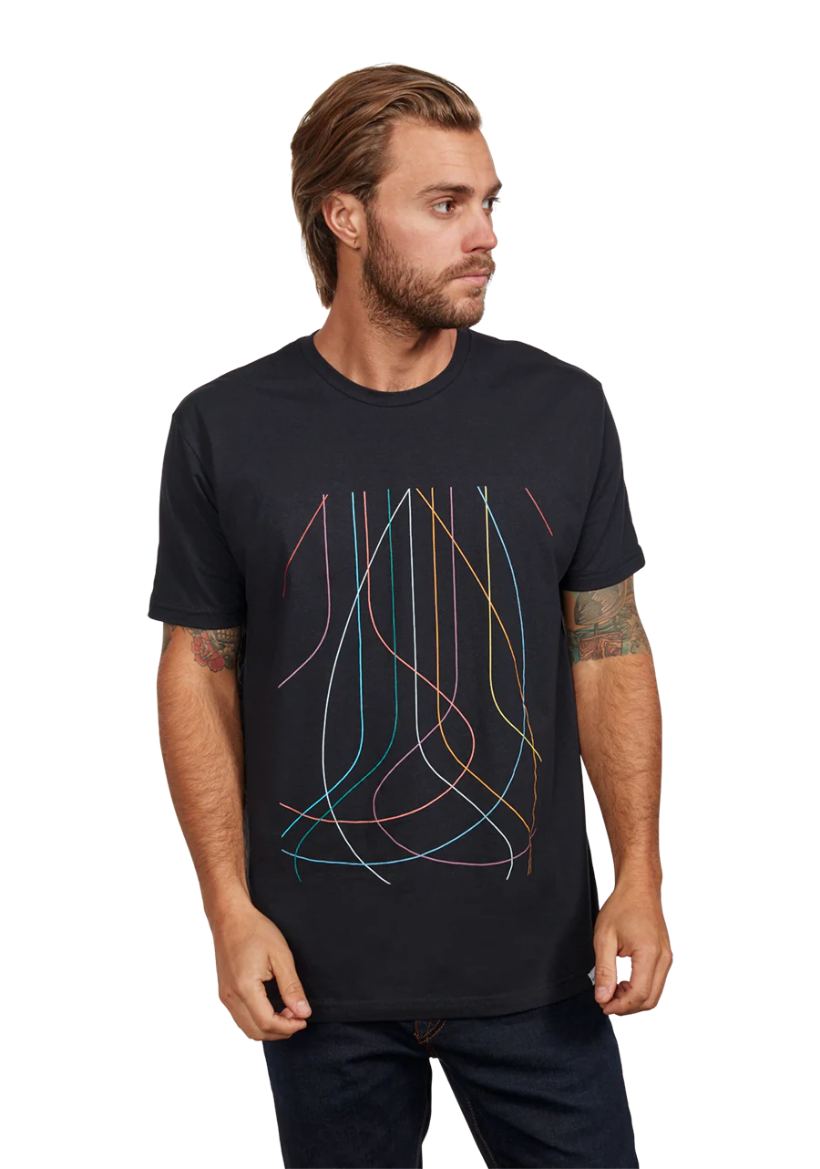 Winger Repreve® T-Shirt - Black / Multi - Image 3