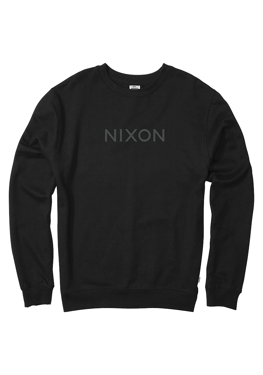 Wordmark Crew Sweatshirt - Black