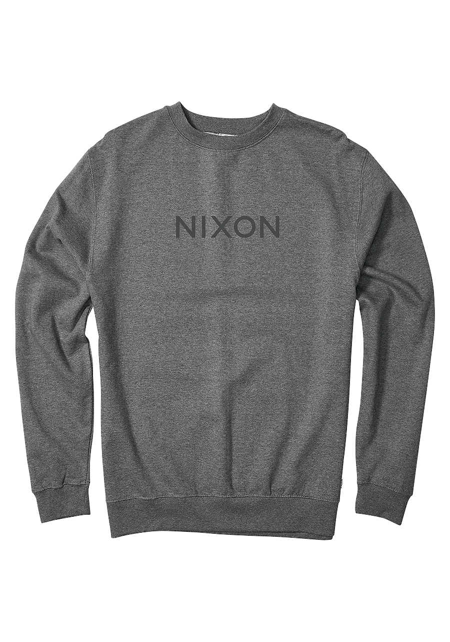Wordmark Crew Sweatshirt - Dark Heather Gray