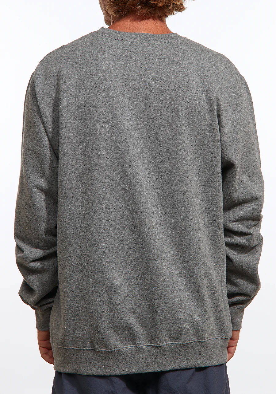 Wordmark Crew Sweatshirt - Dark Heather Gray - Image 3