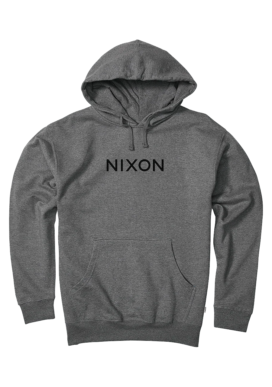 Wordmark Hoodie - Dark Heather Gray