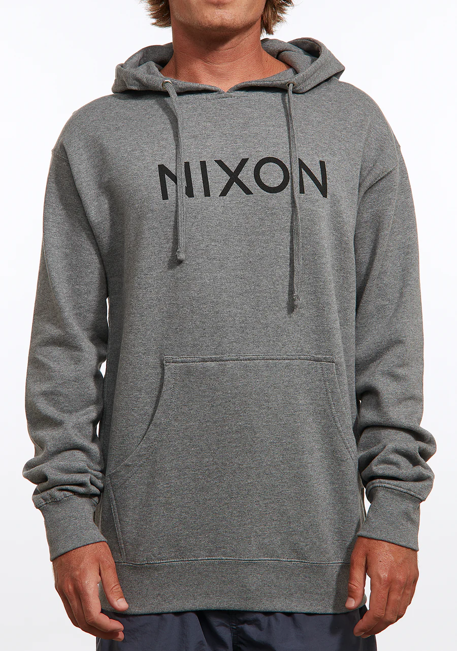 Wordmark Hoodie - Dark Heather Gray - Image 2