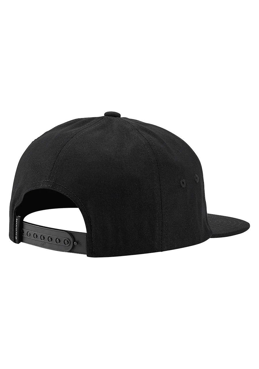 Yorker Snapback Hat - Black - Image 2